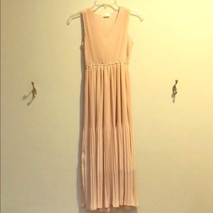 Oak + Fort Accordion Midi Dress